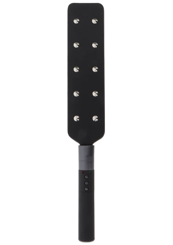 Experience ultimate control and sensation with the ELECTROSH... Hidden Desire - Extreme Electro Paddle - Black photo-4