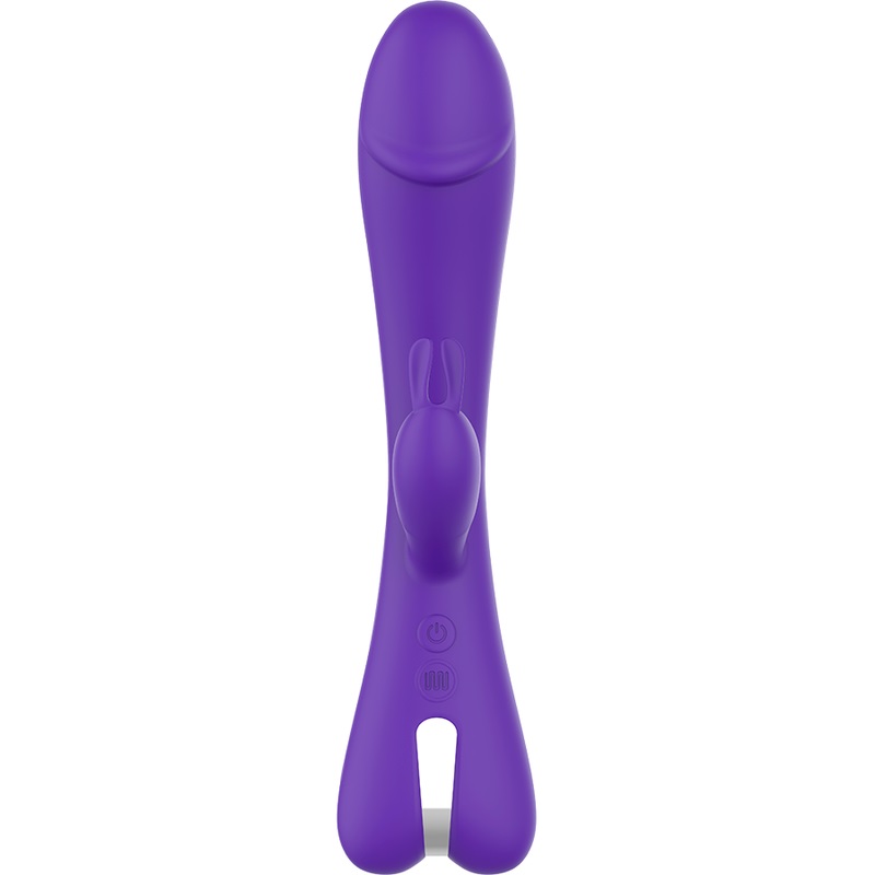 Simultaneously stimulates clitoris and vagina. An elegant ra... Mr Boss - Aitor Rabbit Vibe - Purple photo-3