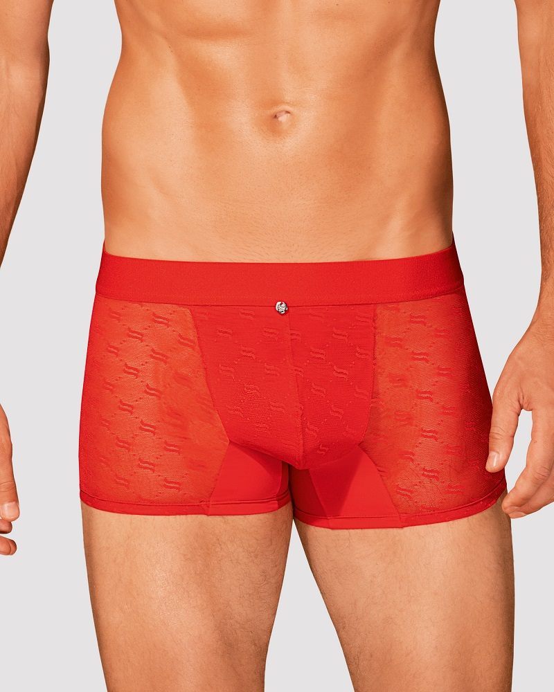 They tempt with an extremely sexy cut and seduce with a slig... Obsessive - Obsessiver Boxers - Red - S/M photo-3