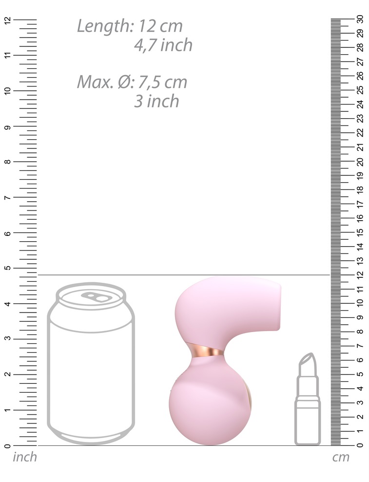 The Invincible has a super powerful 10 speed new generation ... Irresistible - Invincible Clit Stimulator - Pink photo-8