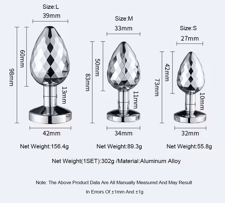 Aluminum Alloy Material
Lightweight And Durable
Smooth Anal ... MT - Diamond Facets Metal Anal Plug S - Green photo-5