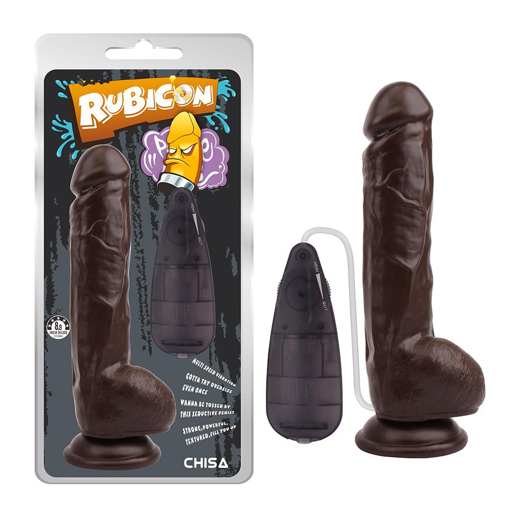 Multi-Speed Vibrations, Waterproof, Phthalates and Latex Fre... Chisa - Vibrating Max Dick - Brown photo-3
