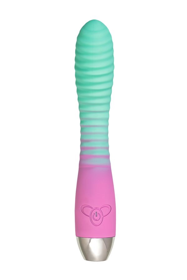 A smooth color gradient from delicate mint to warm pink does... Flovetta - Azalia G-Spot Vibrator - Mint/Pink photo-4