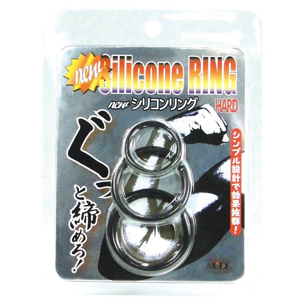 它是不含鄰苯二甲酸酯的TPR粘在材料上。這是一個承諾原創設計,它繪製線與其他環。設計防止捲起,堅持厚度和重量。因為它是一... Mode Design - 矽膠環 硬 - 黑色 照片-2