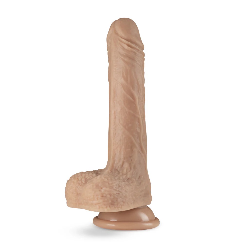 Enhance your pleasure with the push of a button with Dr. Gre... Dr. Skin - Dr. Grey Dildo 18cm - Vanilla photo-6
