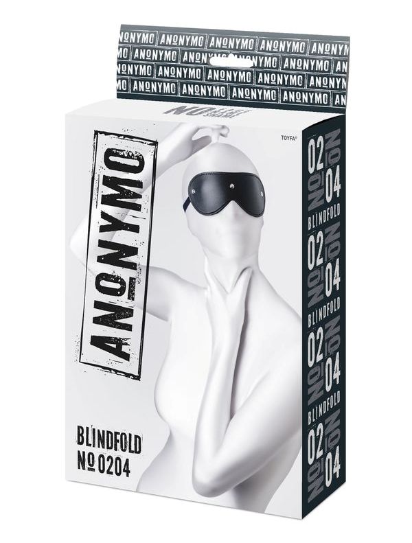 Made of genuine leather with velour lining.
Nickel-plated ... Anonymo - Eyes Blindfold - Black photo-8