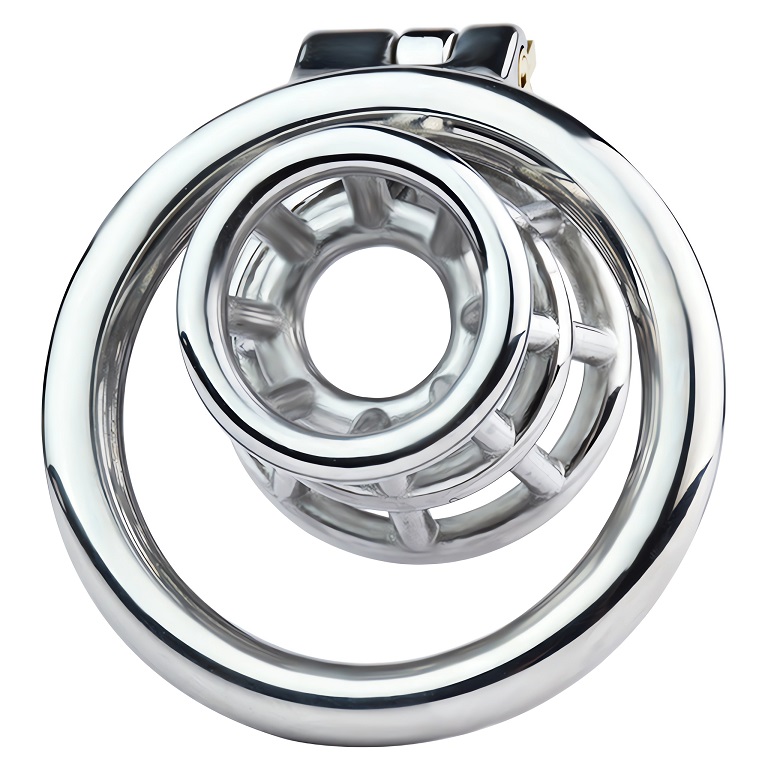 Material: 304 Stainless steel
Cage size: 3.2*3.7cm
Ring inne... FAAK - Chastity Cage 200 - Silver photo-4