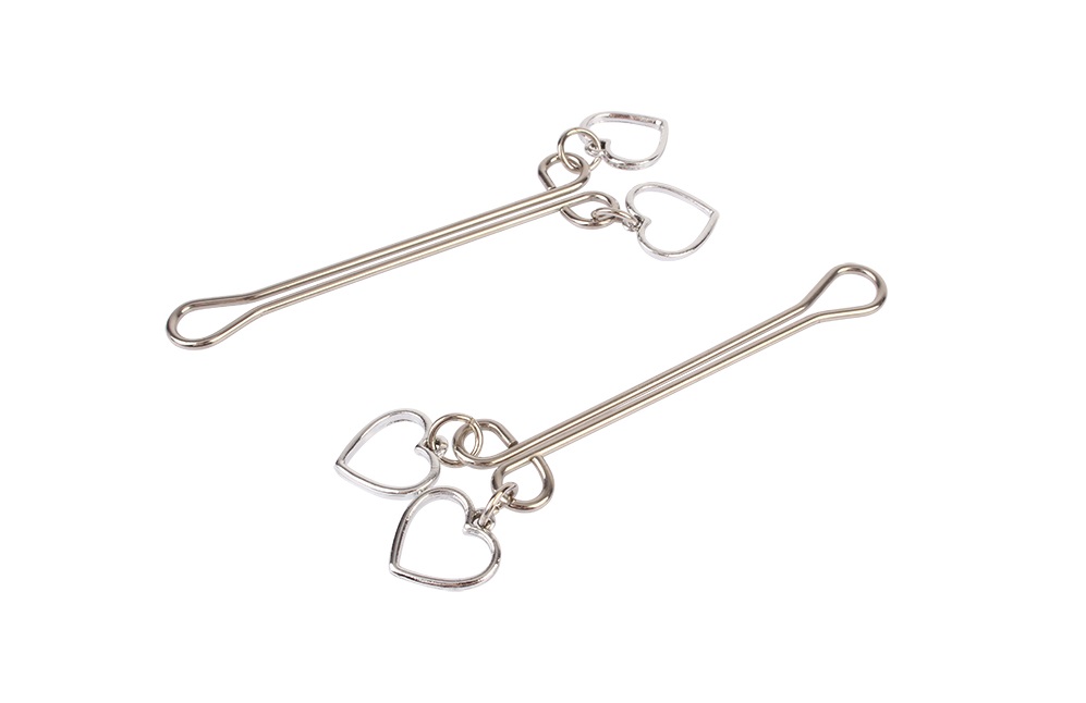 Nipple Play, Easy to Wear, Non-Piercing
Material: Stainless... Chisa - Heart Nipple Clamps photo-5