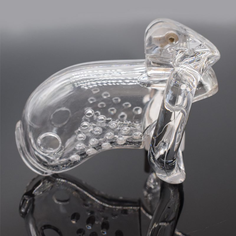 Male chastity device - bird cock cage
Total high: 99mm ... FAAK - Long Bird Chastity Cage - Clear photo-5