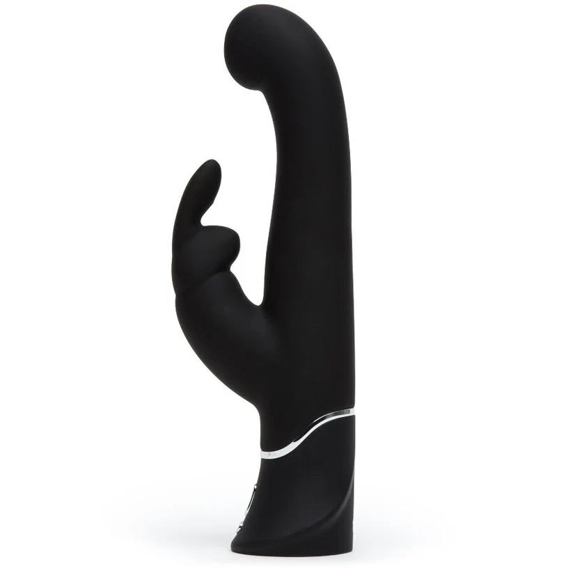 12 modes of vibration, 3 strocking speeds and two powerful m... Happy Rabbit - G-Spot Stroker Rabbit Vibrator - Black photo-4
