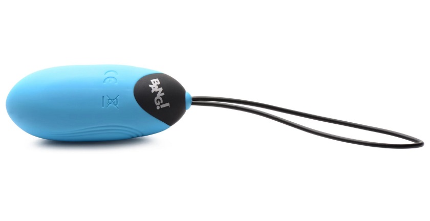 This silky smooth, deliciously grooved, silicone egg vibrato... Bang! - 28X Grooved Egg - Blue photo-3