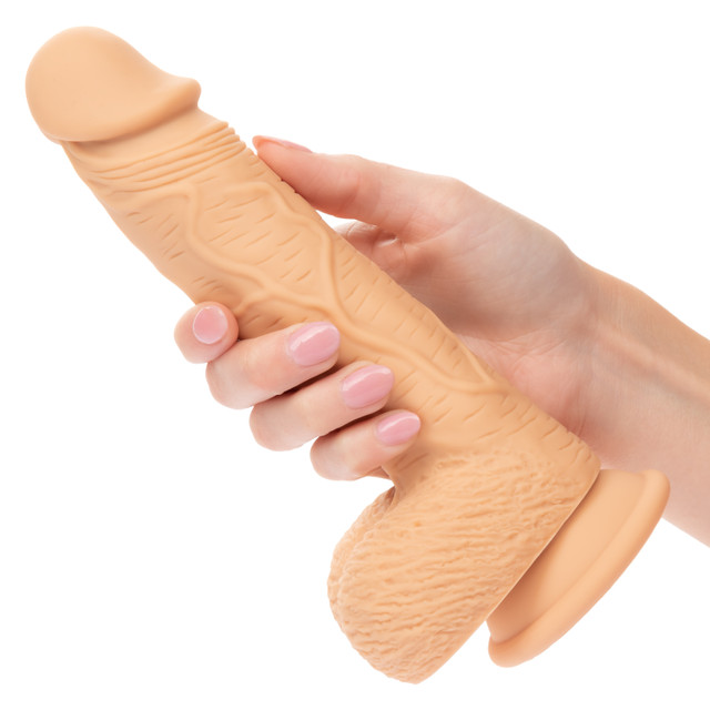 This stud is made for your pleasure! The Dual Density Silico... CEN - 6.25" Dual Density Dildo - Flesh photo-6