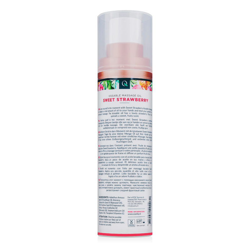 Enjoy the relaxing effect of Exotiq massage oil. This massag... Exotiq - Massage Oil Sweet Strawberry - 100ml photo-4