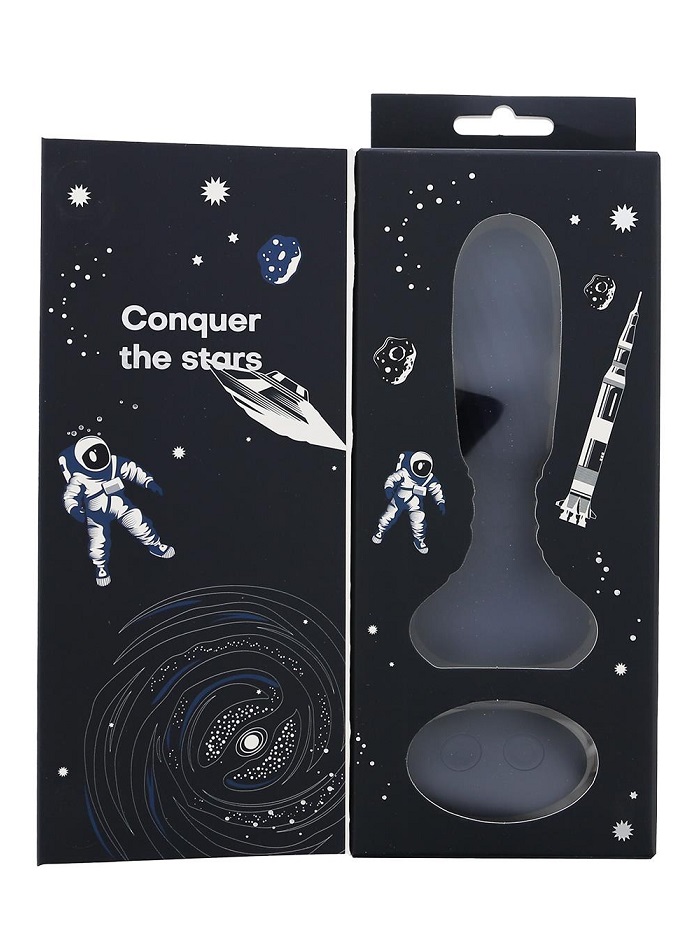 Embark on an odyssey to the stars with the Startroopers Tita... Dreamtoys - Titan Vibro Plug w Remote - Blue photo-9
