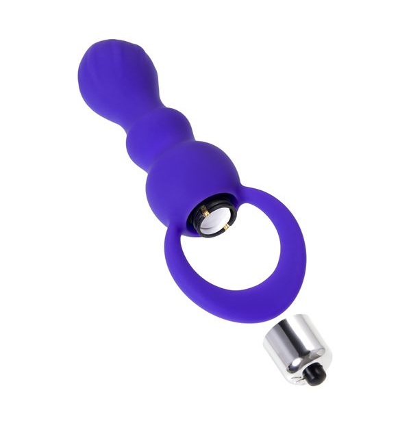 Brilliant This toy is the night decoration. A miniature size... ToDo - Curvy Vibro Plug - Purple photo-6