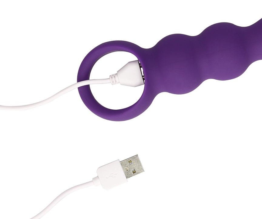 This Teardrop Shaped Anal Vibrator is designed to provide pl... Loveline - Teardrop Anal Vibrator - Purple photo-8