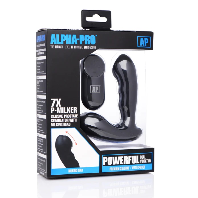 Made of silky-smooth silicone, you can enjoy a seamless inse... Alpha-Pro - P-Milker Prostate Stimulator photo-7