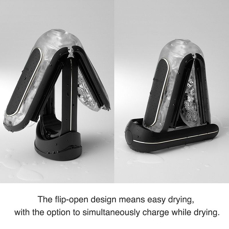 With a firmer material than the original FLIP ZERO EV, the v... Tenga - Flip Zero Electronic Vibration - Black photo-4