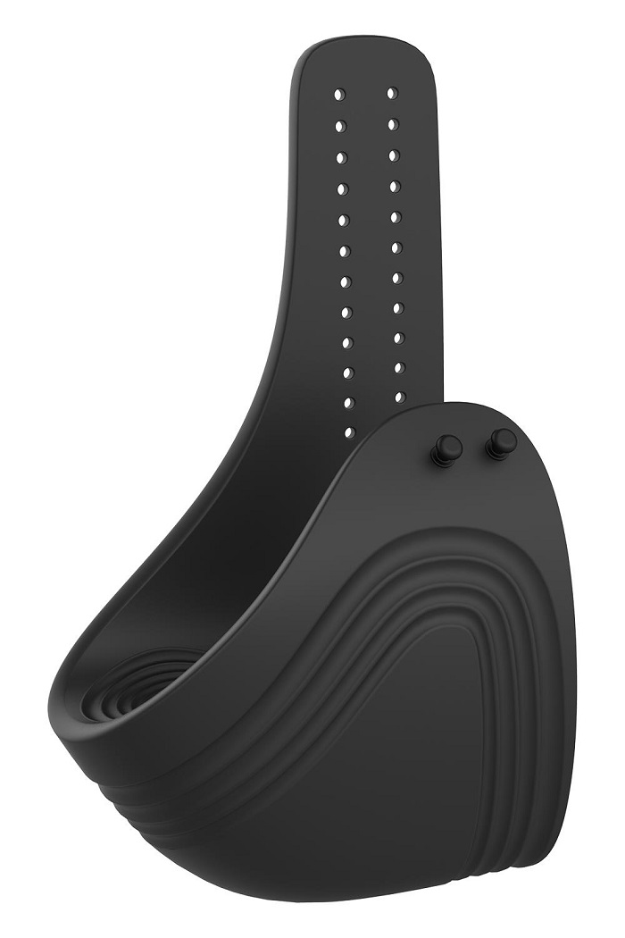 Introducing the ultimate pleasure enhancer for penis owners ... Dreamtoys - Ramrod Adjustable Vibro Ring w Remote - Black photo-4