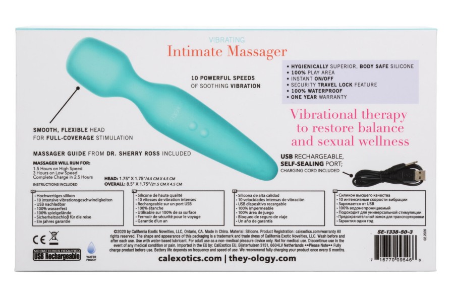 Embrace flexible pleasure and let the versatile They-Ology™ ... CEN - They-ology Vibro Massager - Blue photo-10