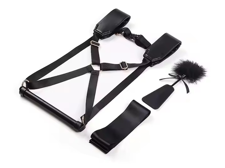 The doggie style restraint is comfortable and easy to use. S... Yeahwow - Doggy Style Saddle Restaint Set - Black photo-2