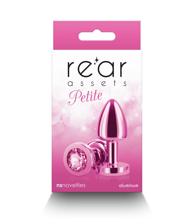 Elevate your anal play experience with NS Novelties' lig... NS Novelties - Rear Assets Petite Plug - Pink photo-3
