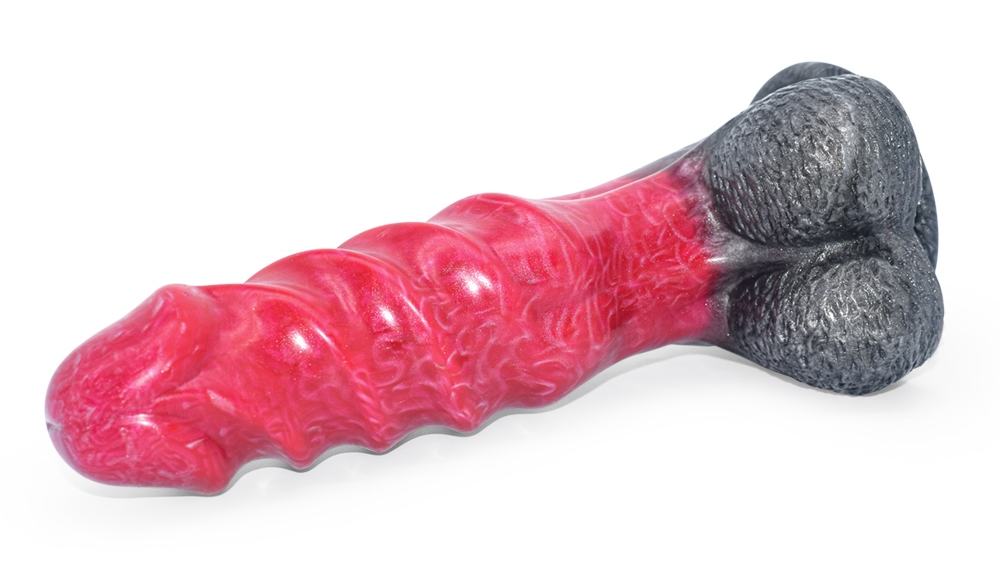 Full and round head deep thread design double friction stimu... FAAK - Spiral Dildo - Aula photo-12