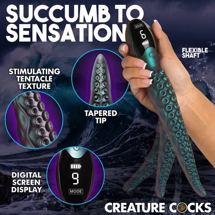 Unleash your wild side and indulge in the pleasures of the d... Creature Cocks - Tentavibe Fantasy Vibrator photo-2