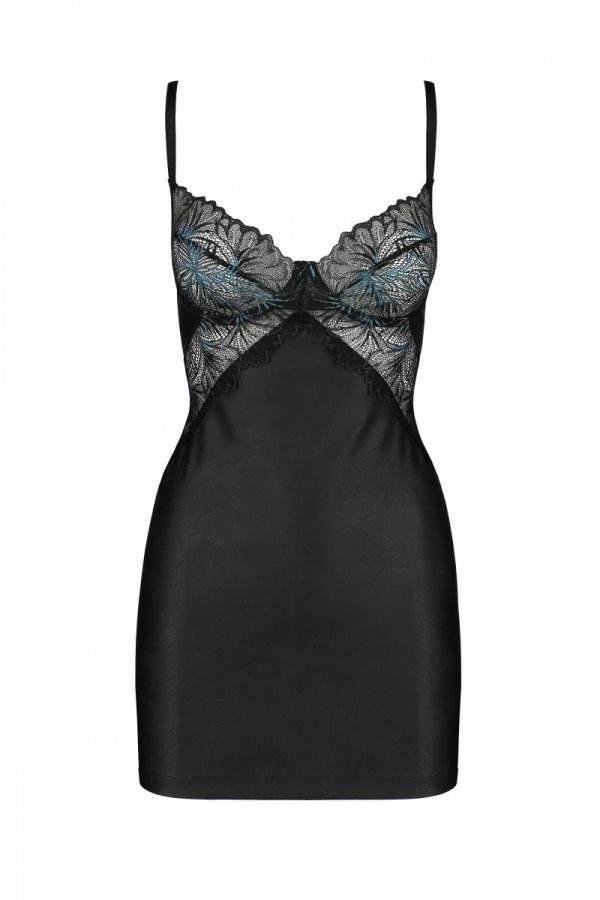 Extremely sensual Astrida T-shirt is a combination of black ... Passion - Astrida Chemise - Black - L/XL photo-5