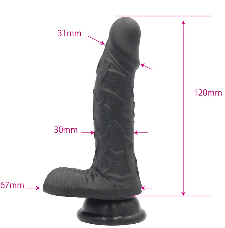 Hard and soft reality presented by BOSS
2 layer structure
I... Boss - Backdoor SC Dildo S - Black photo-4