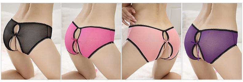 Full-open gear strap panties, 180-degree opening gear, free ... SB - Panties T180 - Pink photo-7