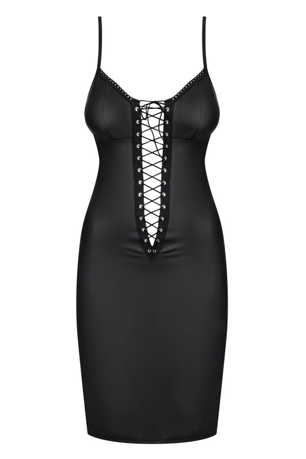 Black dress in a very hot version? Yes! Tonight you'll s... Obsessive - Redella Dress - Black - S/M photo-7