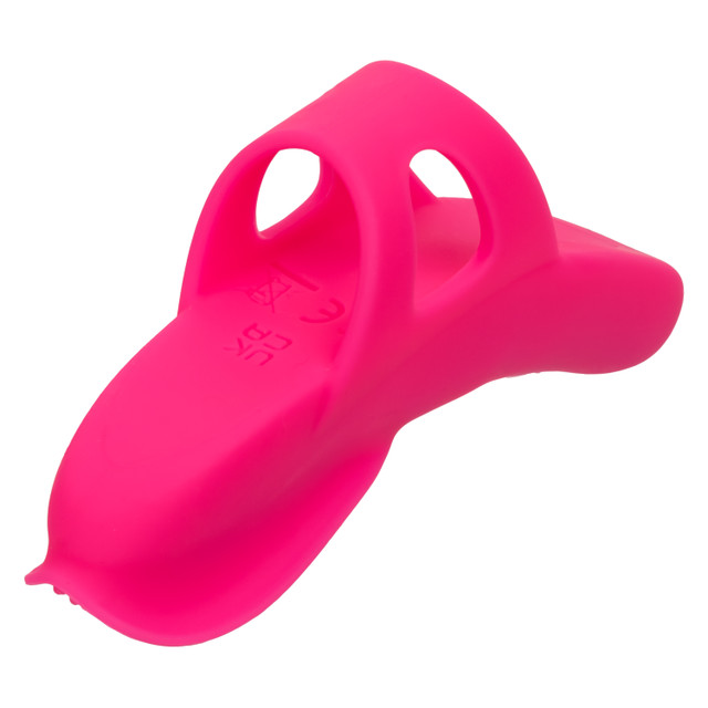 Indulge in a world of enhanced pleasure with the Neon Vibes ... CEN - Neon Nubby Finger Vibrator - Pink photo-6