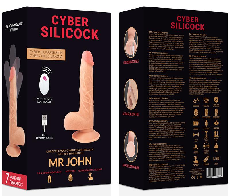 The revolution in Cyber skin has arrived ... CYBER SILICONE ... Cyber Silicock - Mr John Up&Down Vibro Dildo photo-8