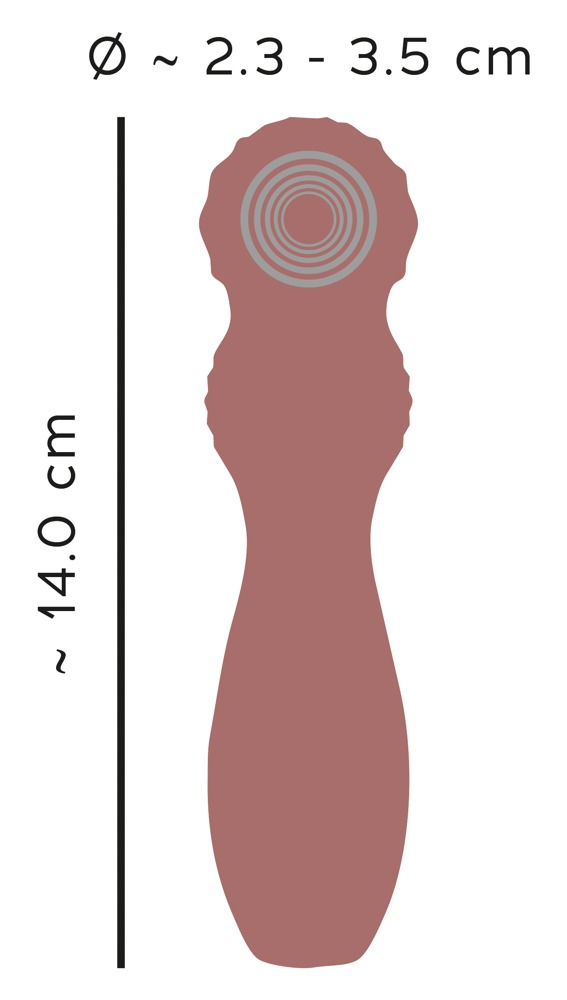 The vibrator Hazel 03 from You2Toys impresses with its delig... You2Toys - Hazel 03 Vibrator - Brown photo-9