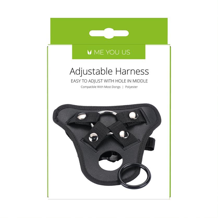 A strapon adjustable harness is a strapon that fits to your ... Me You Us - Adjustable Harness - Black photo-2