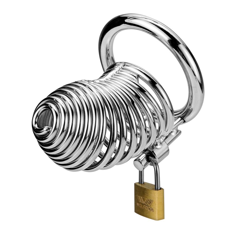 Male hollow chastity device
Material Manganese steel +... MT - Cock Cage 018 - Silver photo-3