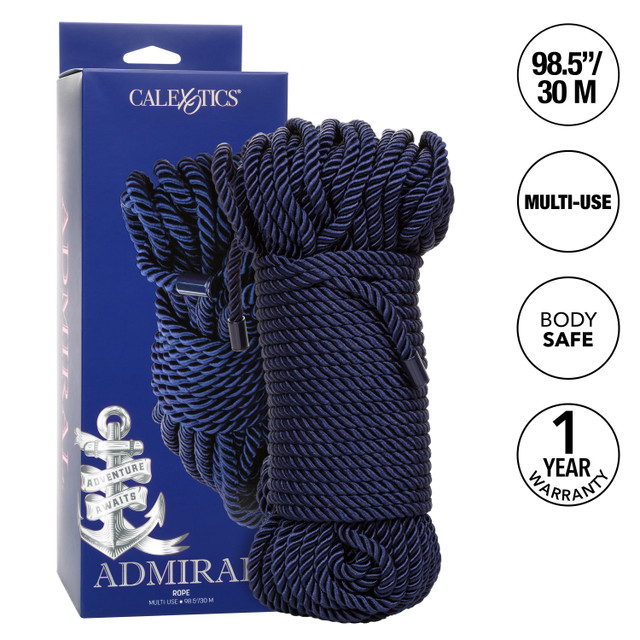 Discover the versatility and pleasure of the Admiral Rope. T... CEN - Admiral Nylon Rope 30m - Blue photo-2