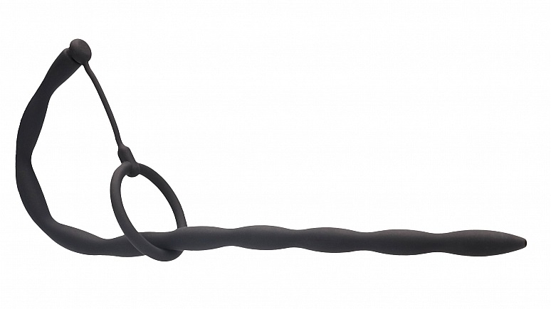 OUCH! Introduces a new line of toys for urethral explorers! ... Ouch - Urethral Plug w Cock Ring photo-4