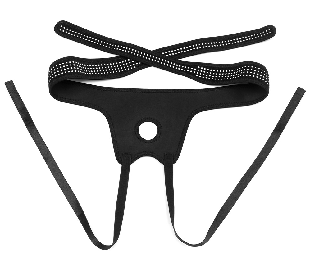 Easy off Easy on adjustable strap on harness
Designed to fi... Lovetoy - Easy Strap-On Harness - Polka Dots photo-4