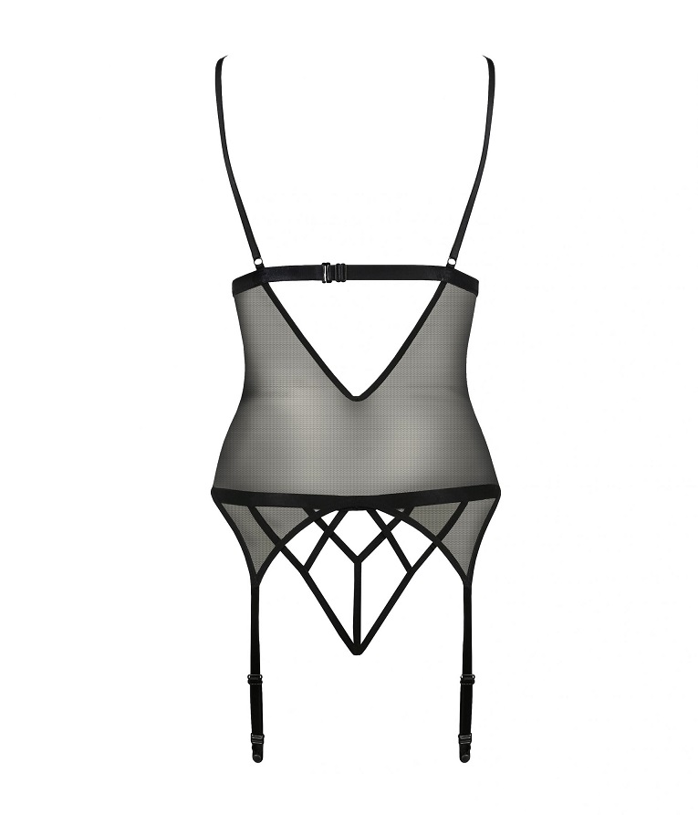 The phenomenal Diabolina corset will impress absolutely ever... Passion - Diabolina Corset - Black - S/M photo-6