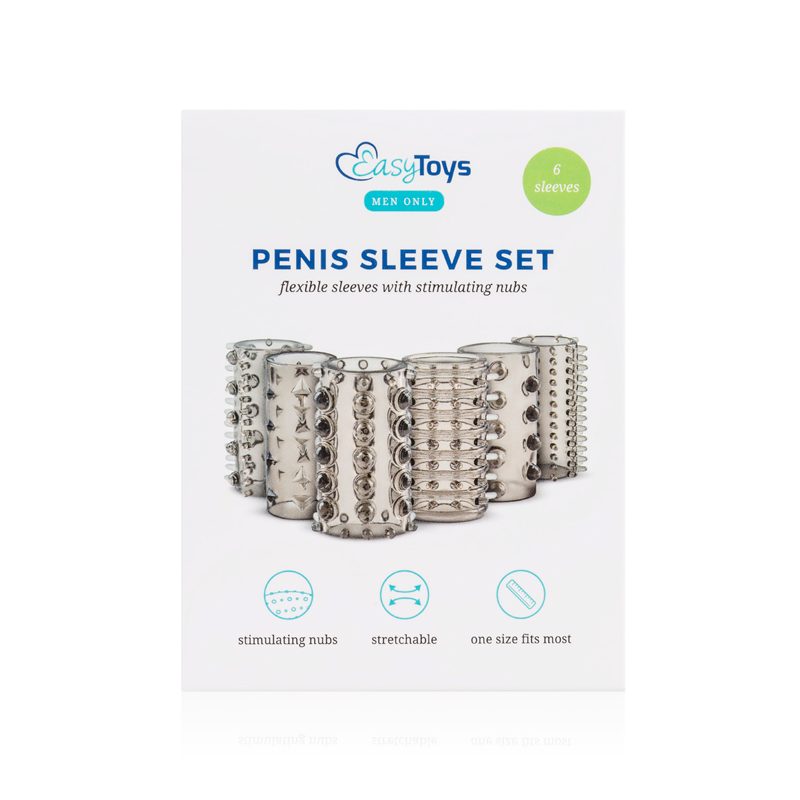 Make you intimate moments even more intense with these penis... Easytoys - Penis Sleeve 6pcs Set photo-5
