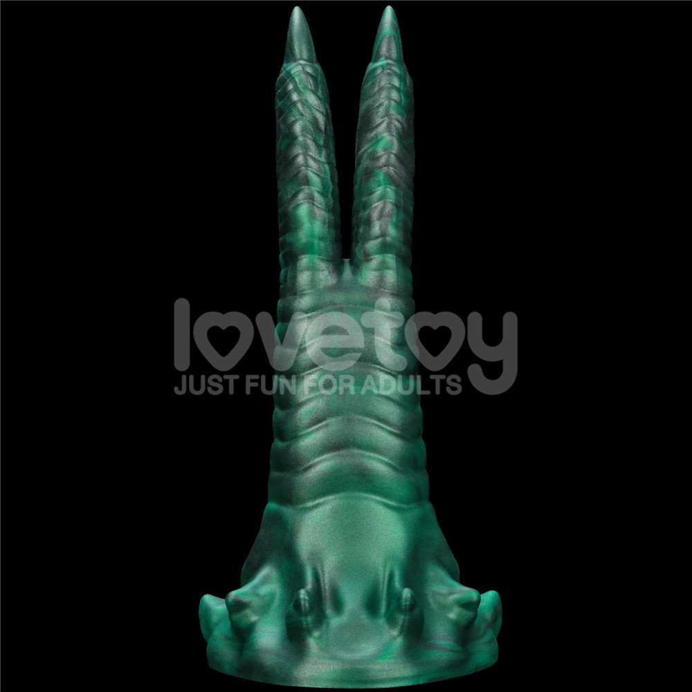 Introducing our uniquely designed fantasy dildo, the Savage ... Lovetoy - Savage Charm Vibro Dildo - Blue photo-4
