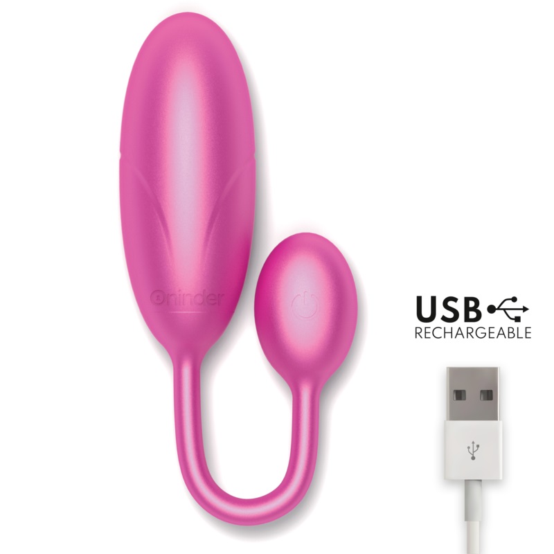 ONINDER DENVER is the ideal vibrator for couples who like to... Oninder - Denver App Controlled Vibro Egg - Pink photo-3