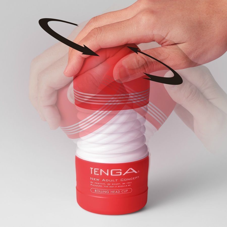 Experience an unprecedented level of pleasure with the Tenga... Tenga - Rolling Head Cup Soft - White (Renewal) photo-3