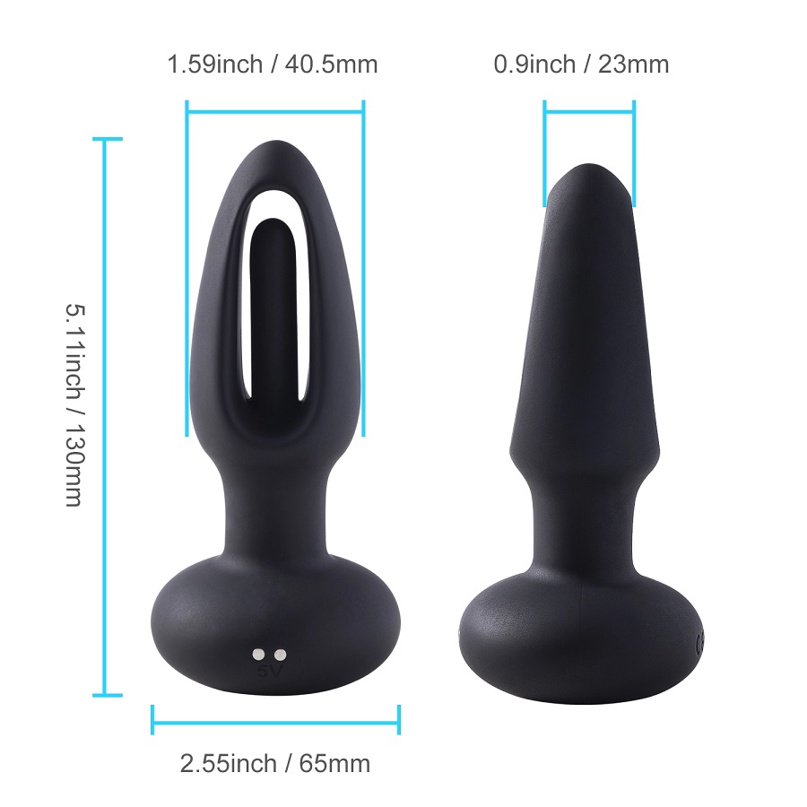 Looking to refresh your anal sex experience? Fire up your bo... Honey Play Box - Taper Tapping Prostate Plug - Black photo-8