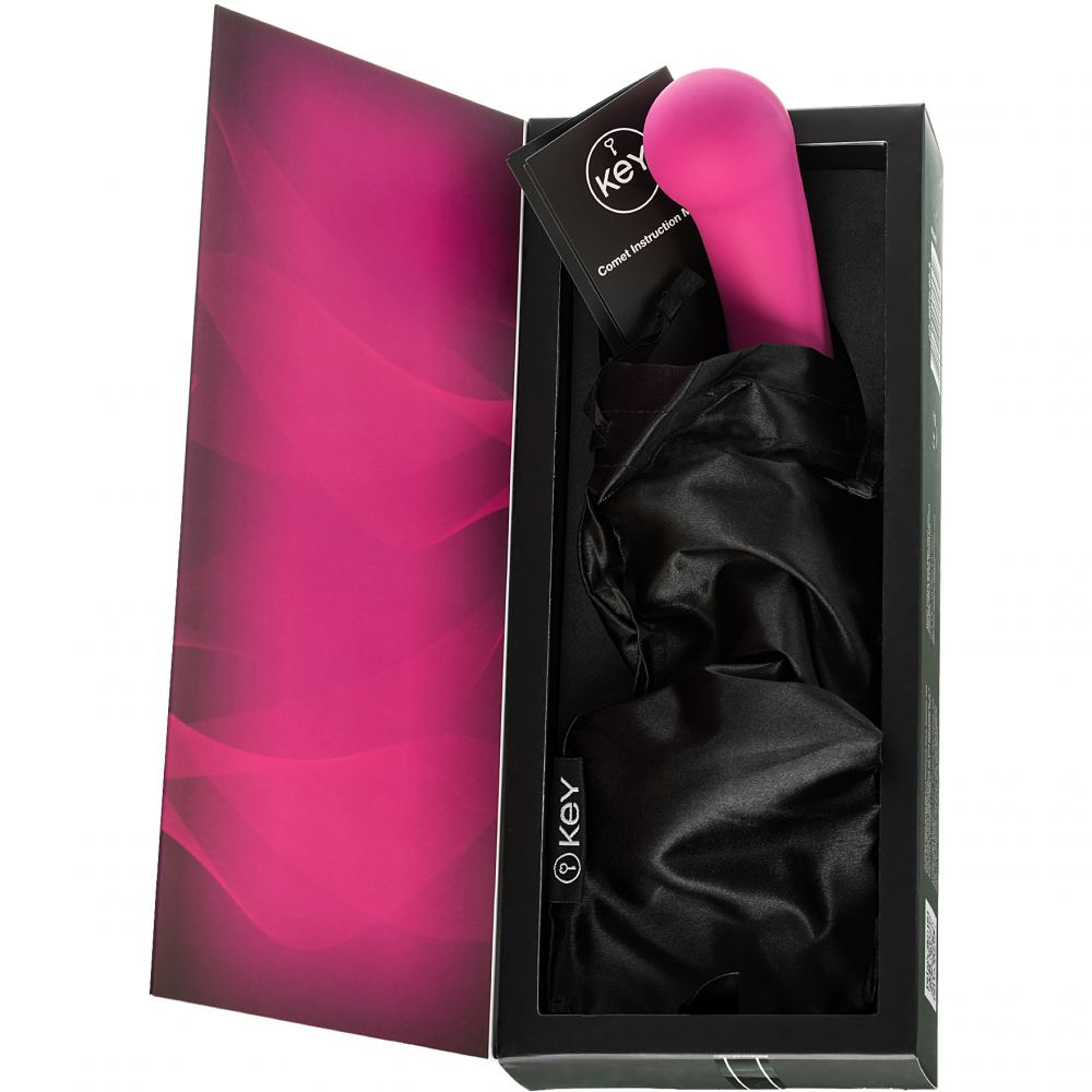 KEYs signature G Spot Wand is weighted and curved for G Spot... Key - Comet G-Spot Wand - Pink photo-4