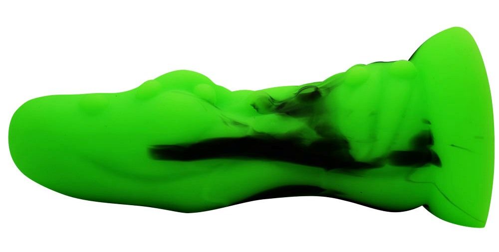 Aligator head shape dildo anal plug perfect softness
&... FAAK - Aligator Dildo - Green/Black photo-9