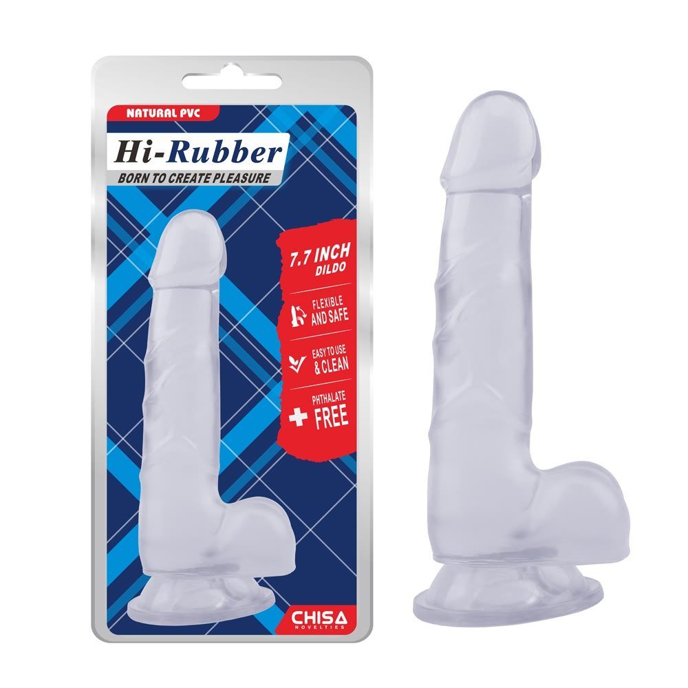 Anti-Bacterial, Better-Than-Real, Strong Suction Cup.
Mater... Chisa - 7.7" Dildo - Clear photo-6