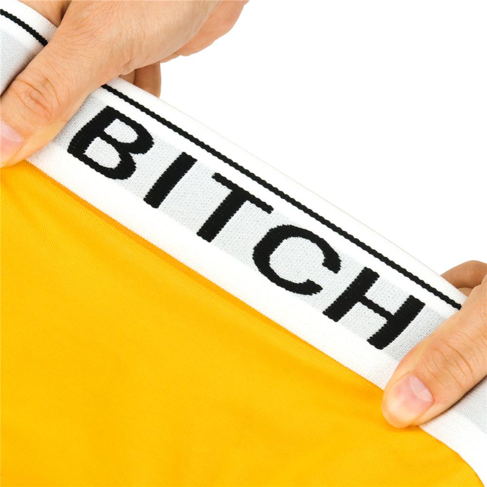 Sexy bitch thong with a remote controlled rechargeable bulle... Lovetoy - Bitch Vibrating Panties M - Yellow photo-9